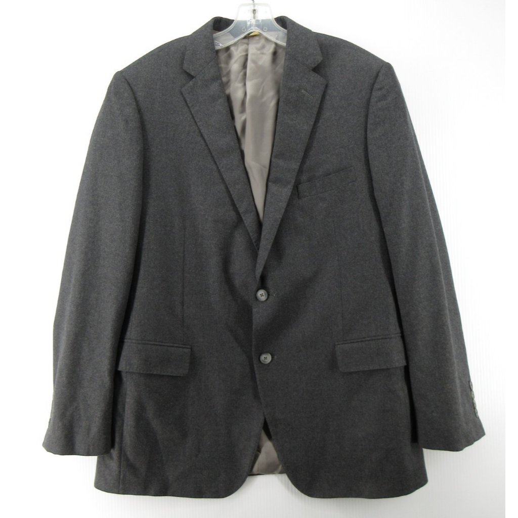 Paul Stuart Sport Coat 44 Tall Blazer Wool Cashmere Jacket Classic *